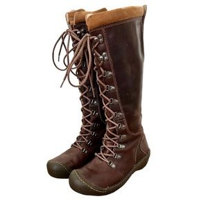 Keen Clara High Leather Waterproof Boots rare size 10 5497 CMEO